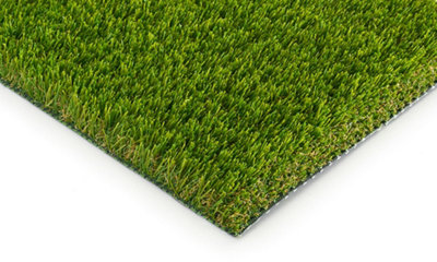 LazyLawn 'Action' Pet Friendly Artificial Grass 32mm - (W) 4m (L) 15m Award-Winning Artificial Grass