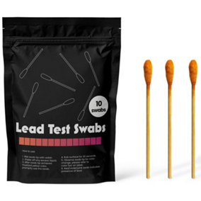 Lead Test Kit - 10 x Instant Testing Swabs for Lead (inc Lead Paint)
