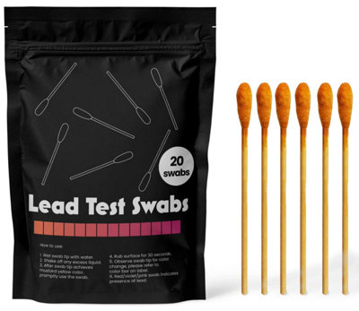 Lead Test Kit - 20 x Instant Testing Swabs for Lead (inc Lead Paint)