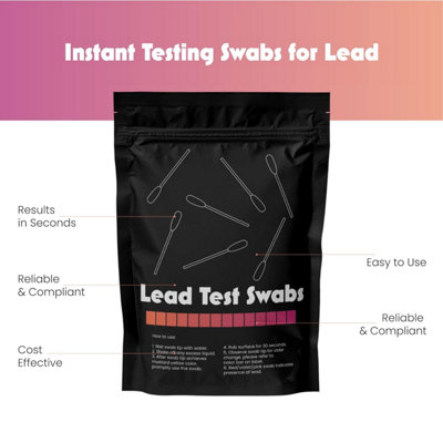 Lead Test Kit - 30 x Instant Testing Swabs for Lead (inc Lead Paint)