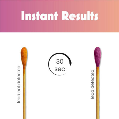 Lead Test Kit - 30 x Instant Testing Swabs for Lead (inc Lead Paint)