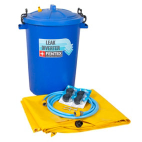 Leak Diverter Kit 2 x 2m Yellow Tarp