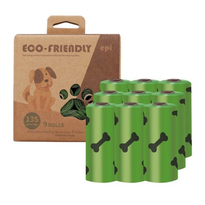 Leak-proof Degradable Scented Dog Poop Bag 135 Count