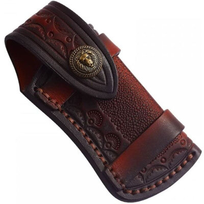 Leather Case, Sheath Pouch, Leather Pocket Case For Pocket Folding tool