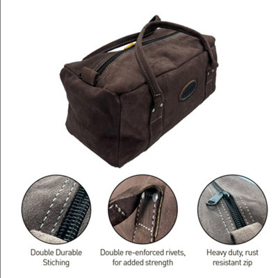 Leather Contractor Tool Bag 350mm