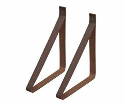 Leather Loop Shelf Straps 20-25cm (Pair)