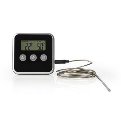 Leave-in Digital Food Thermometer Probe Cooking Kitchen Temperature Jam