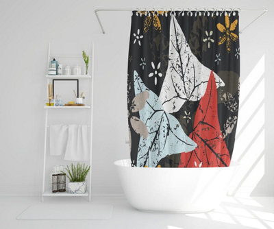 Leaves And Flowers of Autumn (Shower Curtain) / Default Title Price Comparisons | Compare The Build