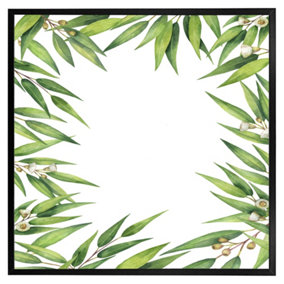 Leaves border (Picutre Frame) / 16x16" / Oak