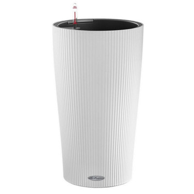 Plant pot Lechuza White polypropylene Circular