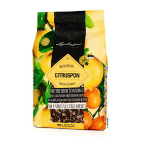 LECHUZA CITRUSPON Pre-fertilized Potting Mix for Citrus Plants Potting Soil Compost, 25 Liter