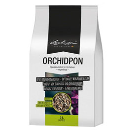 LECHUZA ORCHIDPON Orchid Potting Mix Organic Peat-Free Orchid Compost 3 Liter