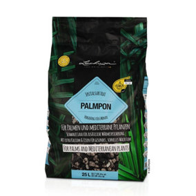 LECHUZA PALMPON Potting Soil Compost for Palms and Mediterranean Plants Potting Mix, 25 Liter