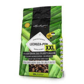 LECHUZA-PON XXL Pre-fertilized Mineral Plant Substrate for Large Plants In/Out, 25 Liter