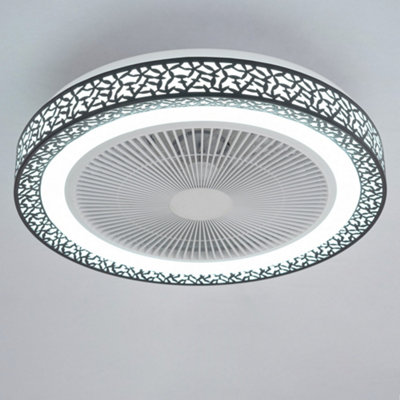 LED 5 Blades Dimmable Ceiling Fan Light