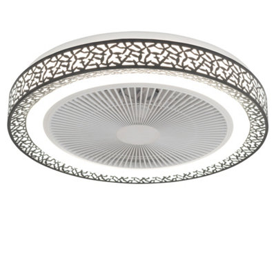 LED 5 Blades Dimmable Ceiling Fan Light
