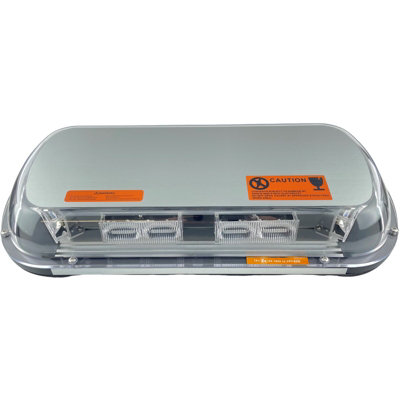 LED Amber Flashing Compact Light Bar Bolt On 12v/24v