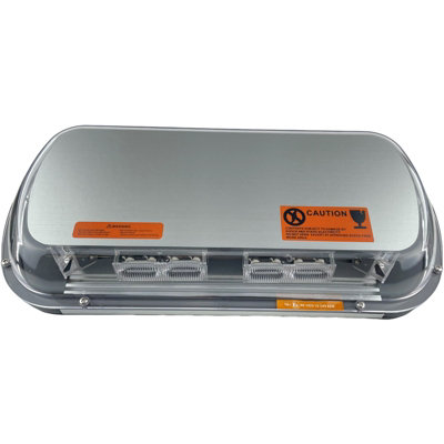 LED Amber Flashing Compact Light Bar Bolt On 12v/24v