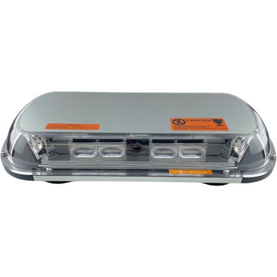 LED Amber Flashing Compact Light Bar Magnetic 12v/24v