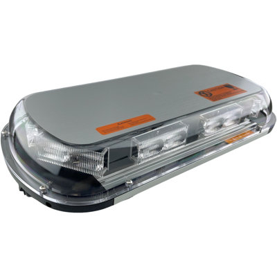 LED Amber Flashing Compact Light Bar Magnetic 12v/24v