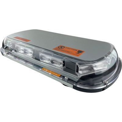 LED Amber Flashing Compact Light Bar Magnetic 12v/24v