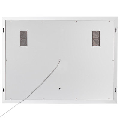 LED Bathroom Mirror MONTARON 80 cm 60 cm Silver