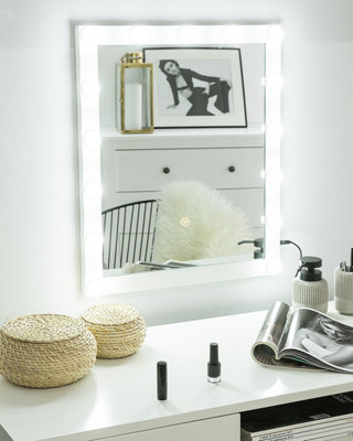 LED Bathroom Mirror ODENAS 50 cm 60 cm White