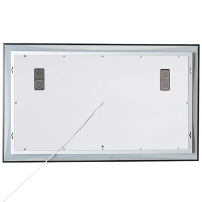 LED Bathroom Mirror ONLAY 100 cm 60 cm Silver