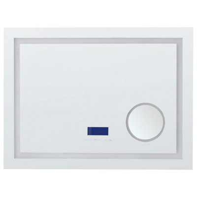 LED Bathroom Mirror THAIX 80 cm 60 cm Silver