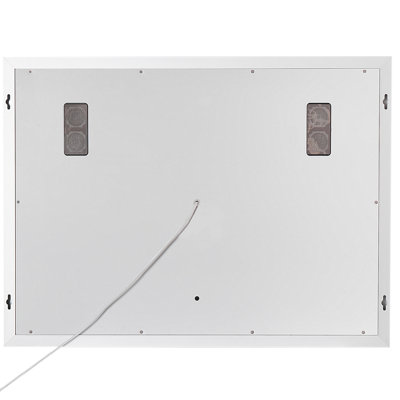 LED Bathroom Mirror THAIX 80 cm 60 cm Silver