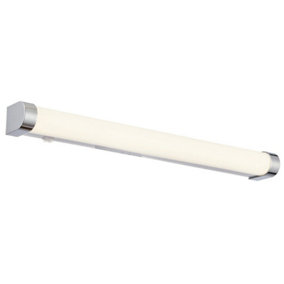 LED Bathroom Wall Light 15W Cool White IP44 Chrome Bar Slim Strip Cabinet Lamp