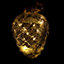 LED Battery Operated Hanging Glass Christmas Pinecone Decoration