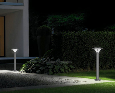 LED Bollard Modern Stainless Steel Garden Lamp Post Cool White Light ...