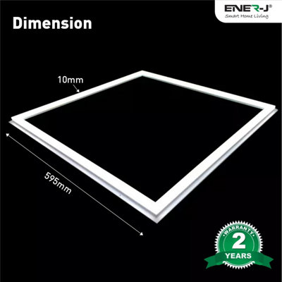 LED Borderline Panel 60x60 40W 4000 Lumens, CCT Switchable (6500K-4000K-3000K)
