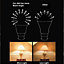 LED Bulb 10W GLS A60 LED Thermoplastic Lamp B22 6000K 10pcs  pack