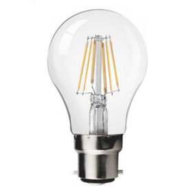 LED Bulb 6W GLS A60 LED Filament Lamp B22 2700K pack of 10pcs