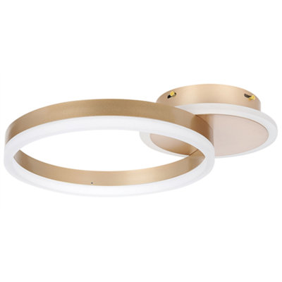 LED Ceiling Lamp GLYDE Metal Gold