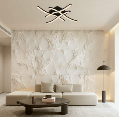 LED Ceiling Light Dimmable Built-in LED Modern with Remote Control
