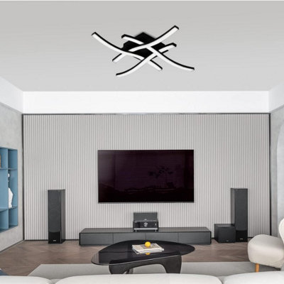 LED Ceiling Light Dimmable Built-in LED Modern with Remote Control