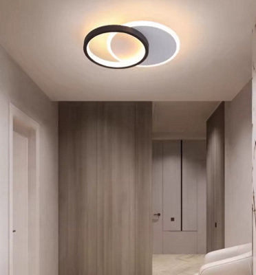 LED Ceiling Light Round 36W Three Colors Metal Hallway Lamp Ultra Thin