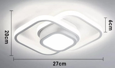 LED Ceiling Lights Indoor Lighting Fixtures Ceiling Lamps White(cool light)