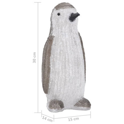 LED Christmas Acrylic Penguin Figure Indoor and Outdoor 30cm - 8