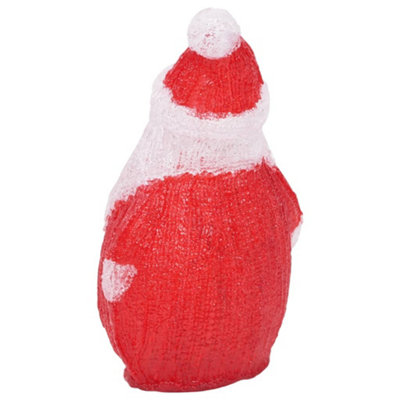 LED Christmas Acrylic Santa Figure Indoor and Outdoor 28cm - 6