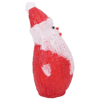 LED Christmas Acrylic Santa Figure Indoor and Outdoor 28cm - 7