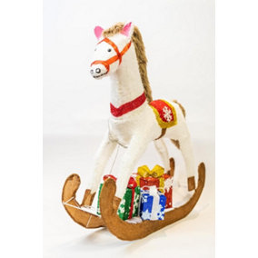 LED Christmas Rocking Horse Decoration