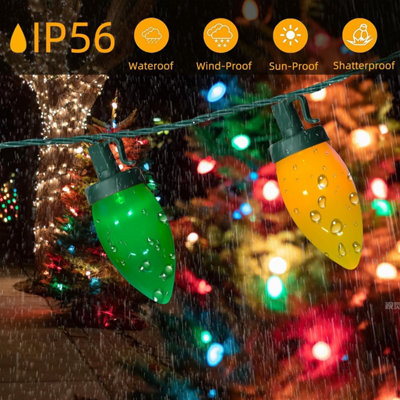 LED Christmas String Lights, 5m 20LED Strawberry Lights for Indoor and ...