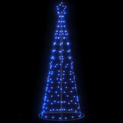 LED Christmas Tree 200 LEDs Blue 182 cm