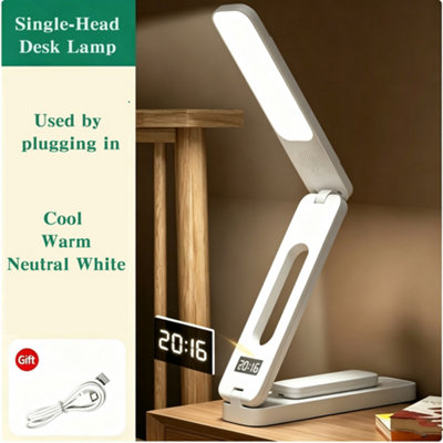LED Desk Lamp for Office Home Rechargeable Lamp Foldable Portable Light ...