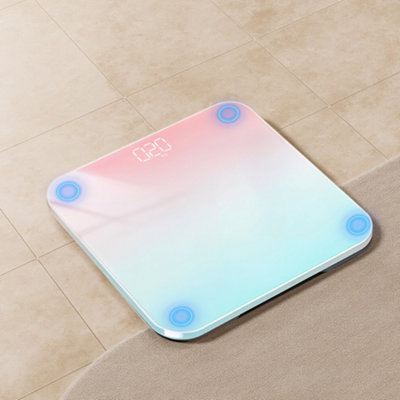 LED Display Bathroom Digital Scale Smart Scale Weight, Fat Percentage