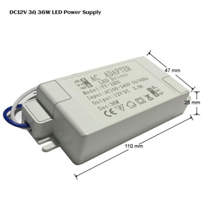 Upgraded AC naar DC 12V 83A 1000W Voeding Transformator 230V